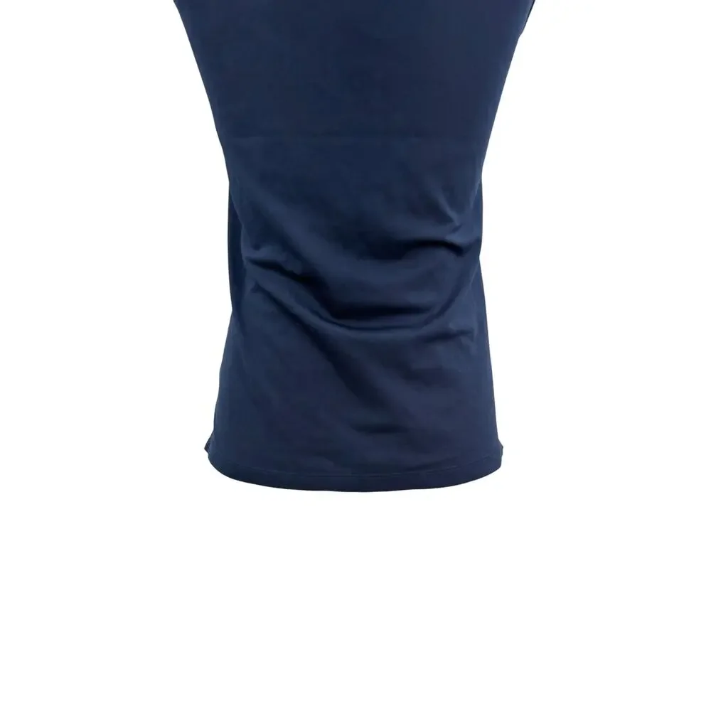 Tory Sport by Tory Burch Sleeveless Golf Polo Shirt Navy Blue Size XS